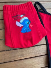 Sevgili Kombini -Stitch Forever in Love Çift Boxer Takımı
