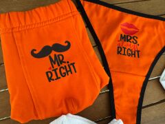 Çoraplı İç Çamaşırı Takımı - Mr. Right Çift Boxer Takımı