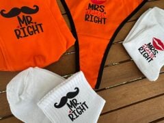 Çoraplı İç Çamaşırı Takımı - Mr. Right Çift Boxer Takımı