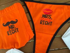 Çoraplı İç Çamaşırı Takımı - Mr. Right Çift Boxer Takımı