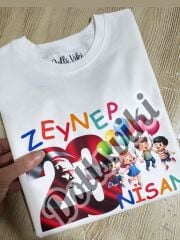 23 NİSAN BASKILI - İSME ÖZEL KADIN T-SHİRT